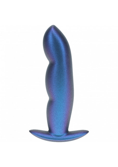 Ouch 4.6" Finger Anal Plug Metallic Blue