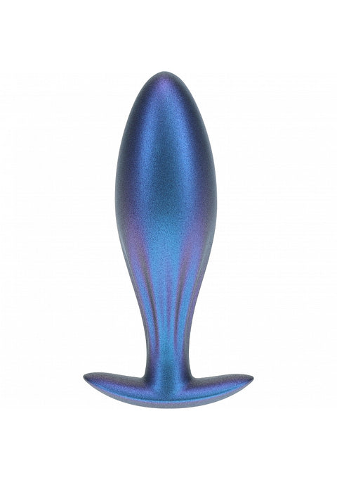 Ouch Oval 4.6" Anal Plug Metallic Blue