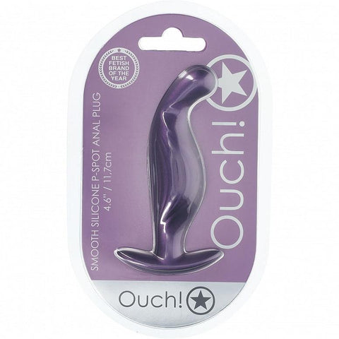 Ouch P-Spot 4.6" Anal Plug Metallic Purple