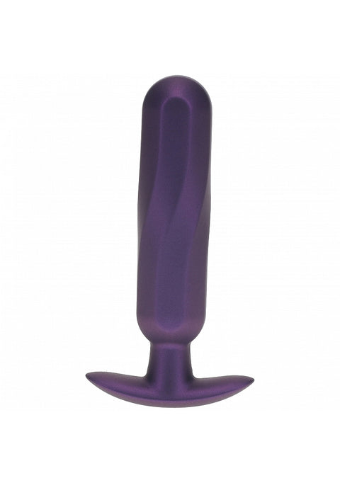 Ouch Oblong Anal Plug 4.6" Metallic Purple