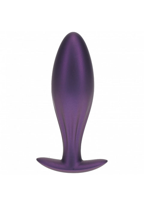 Ouch 4.6" Oval Anal Plug Metallic Purple