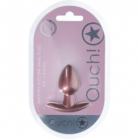 Ouch 2.6" Anal Plug Rose Gold