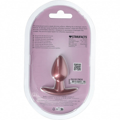 Ouch 2.6" Anal Plug Rose Gold