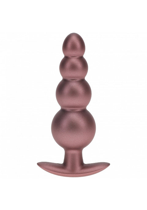 Ouch Beaded 4.6" Anal Plug Rose Gold