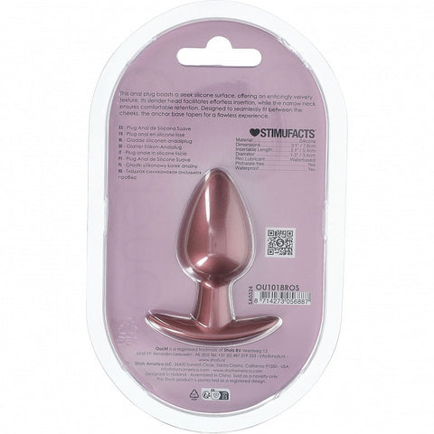 Ouch Anal Plug 3.1" rose gold