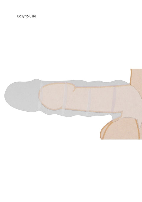 Realrock Penis Sleeve 6" Tan