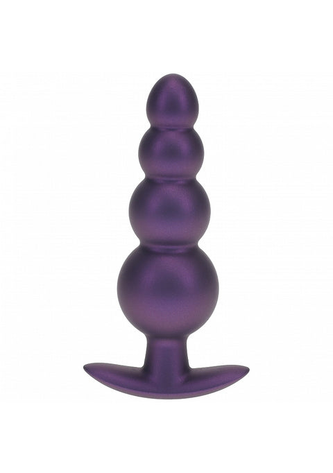 Ouch Beaded Anal Plug 4.6" Purple