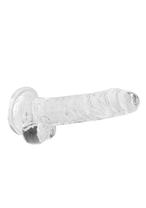 Realrock 7" Clear Dildo with Balls