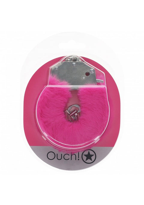 Ouch Fluffy Handcuffs Pink