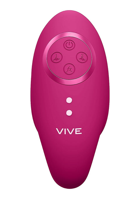 Vive Aika Rechargeable Pulse-Wave & Vibrating Silicone Egg - Pink