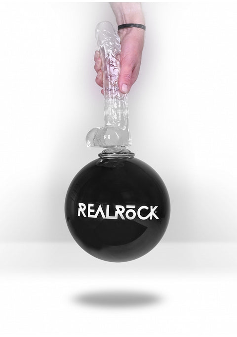 Realrock 6" Pink Dildo with Balls