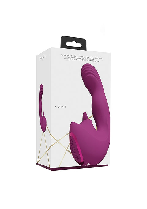 Vive Yumi Triple Motor G-Spot Finger Motion Vibrator - Pink