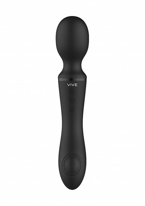 Vive Enora Double Ended Pulse Wave Wand - Black