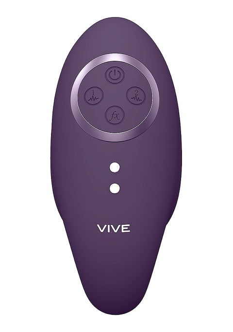 Vive Aika Rechargeable Pulse-Wave & Vibrating Silicone Egg - Purple