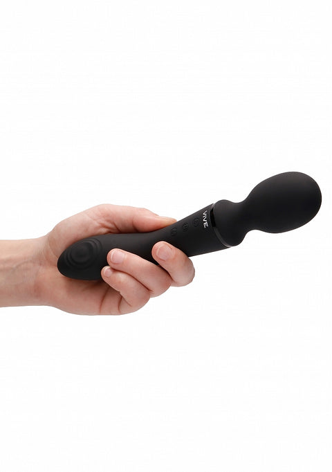 Vive Enora Double Ended Pulse Wave Wand - Black