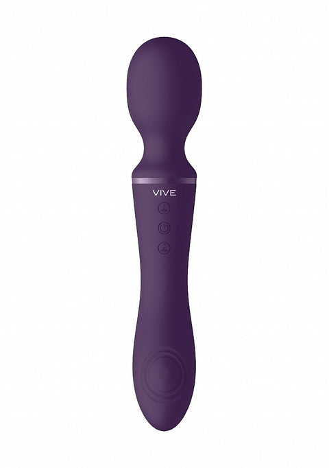 Vive Enora Double Ended Pulse Wave Wand - Purple