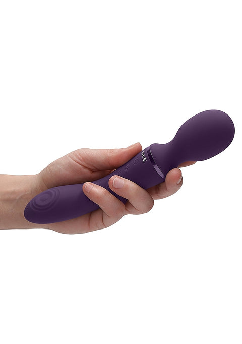 Vive Enora Double Ended Pulse Wave Wand - Purple