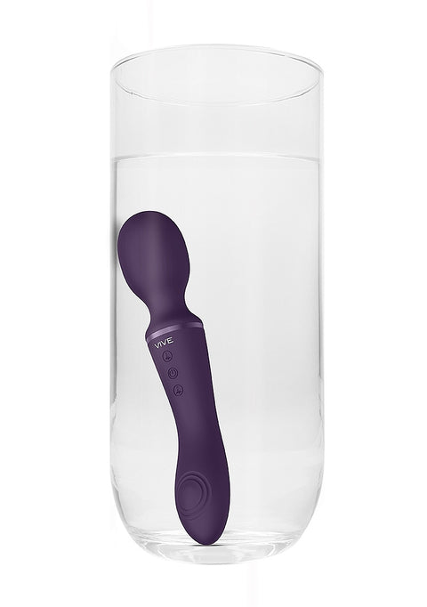 Vive Enora Double Ended Pulse Wave Wand - Purple