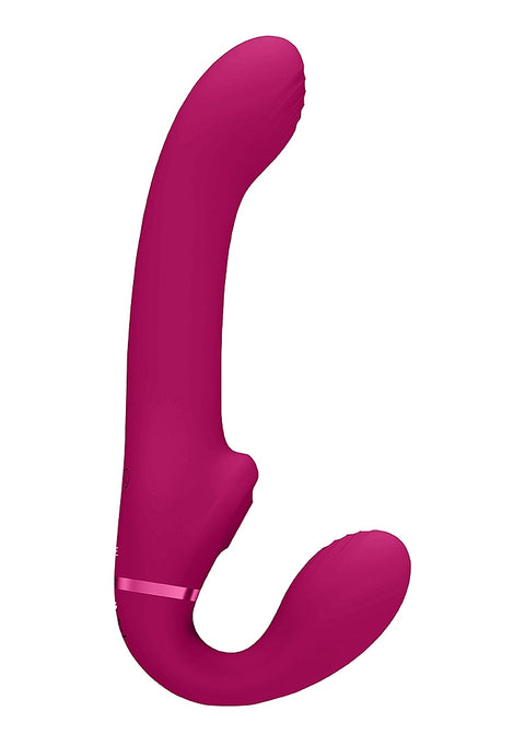 Vive Ai Dual Pulse-Wave & Airwave Strapless Strapon - Pink