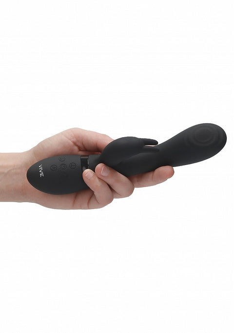 Vive Cato G-spot Rabbit Vibe - Black