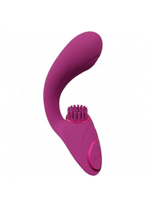 Vive Gen Triple G-Spot Vibrator with Pulse Wave - Pink