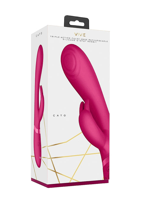 Vive Cato G-spot Rabbit Vibe - Pink