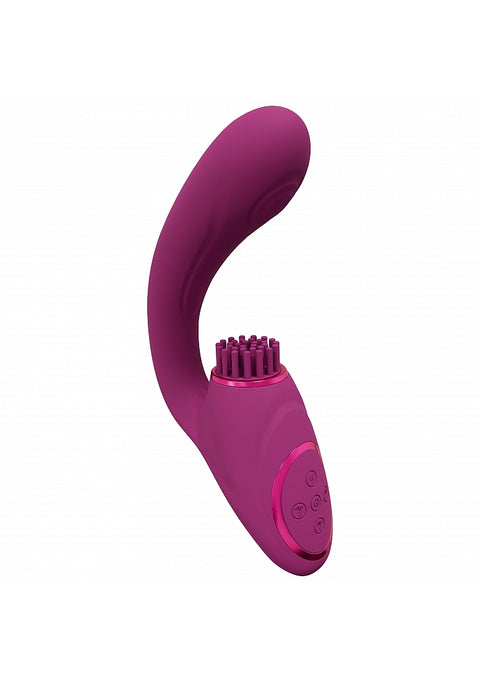 Vive Gen Triple G-Spot Vibrator with Pulse Wave - Pink