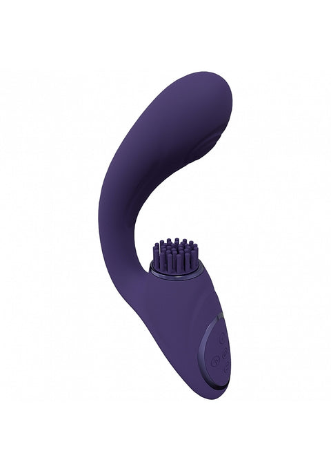 Vive Gen Triple G-Spot Vibrator with Pulse Wave - Purple