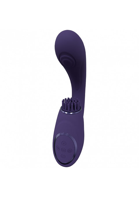 Vive Gen Triple G-Spot Vibrator with Pulse Wave - Purple