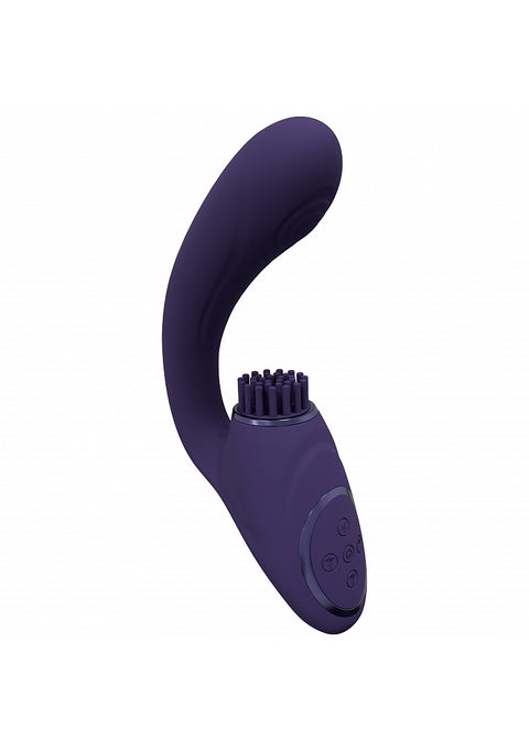 Vive Gen Triple G-Spot Vibrator with Pulse Wave - Purple