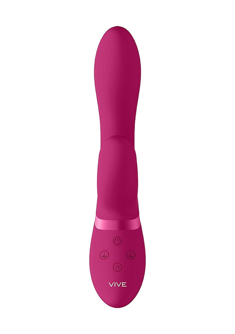 Vive Kyra Pulse-Wave Clitoral Rabbit Vibrator - Pink