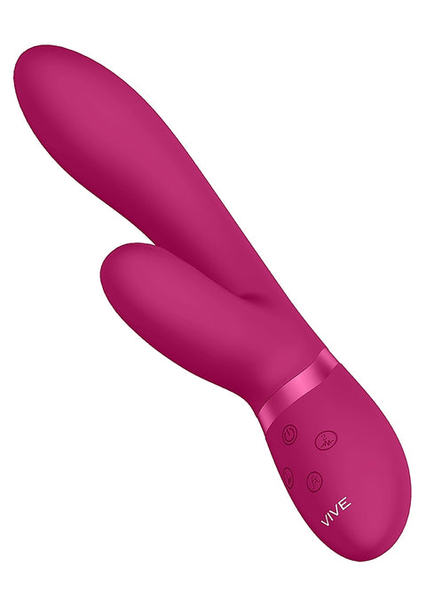 Vive Kyra Pulse-Wave Clitoral Rabbit Vibrator - Pink