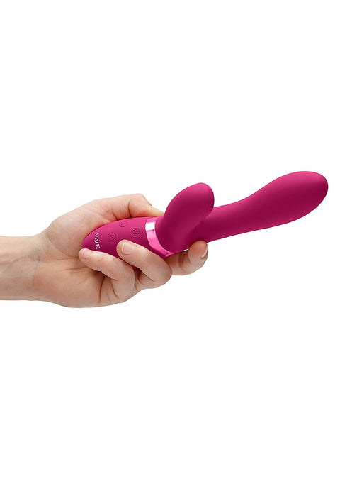 Vive Kyra Pulse-Wave Clitoral Rabbit Vibrator - Pink