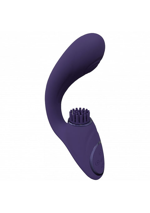 Vive Gen Triple G-Spot Vibrator with Pulse Wave - Purple