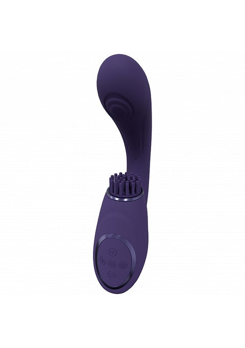 Vive Gen Triple G-Spot Vibrator with Pulse Wave - Purple