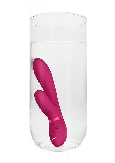 Vive Kyra Pulse-Wave Clitoral Rabbit Vibrator - Pink