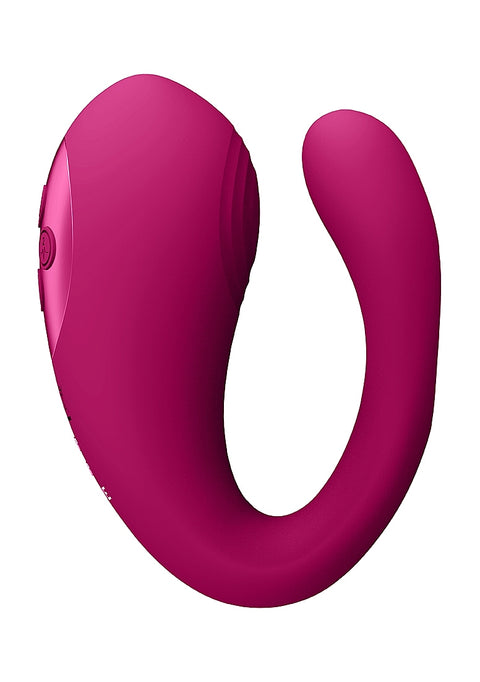 Vive Yoko Triple Action Vibrator with Clitoral Pulse Wave - Pink