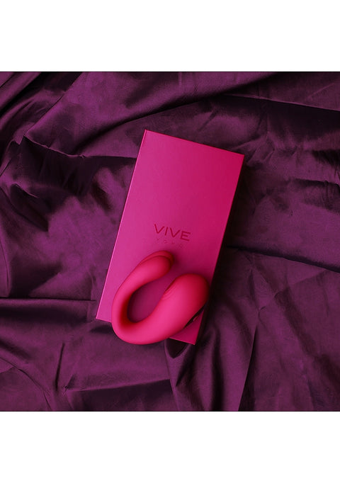 Vive Yoko Triple Action Vibrator with Clitoral Pulse Wave - Pink