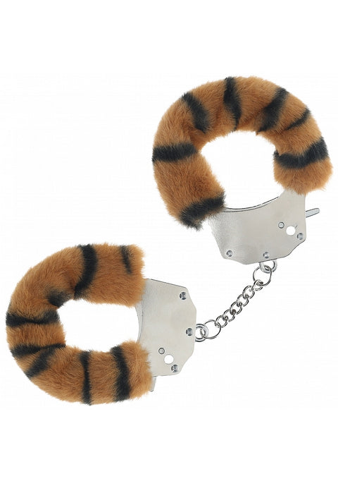 Ouch Fluffy Hand Cuff Tiger