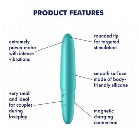 Satisfyer Ultra Power Bullet 6 Turquoise